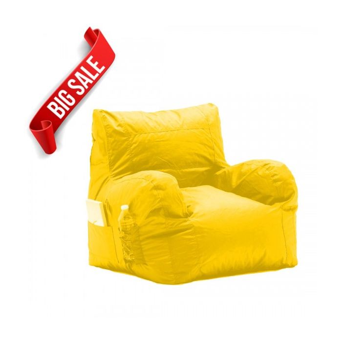Yellow Dorm Bean Bag Chair