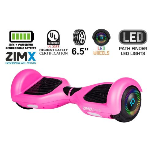 Pink Hoverboard Segway with LED Wheels UL2272 Certified