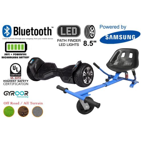 Black G2 Pro Off Road Hoverboard Swegway Segway UL2272 Certified + HK5 Hoverkart Blue