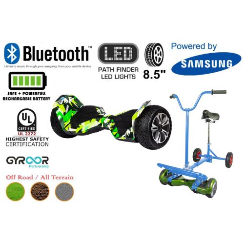Hyper Green G2 Pro Off Road Hoverboard Swegway Segway UL2272 Certified + Hoverbike Blue