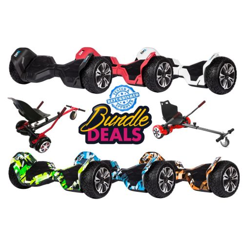 Refurbed 8.5" G2 Pro Off Road Hoverboard Swegway with Bluetooth + Hoverkart 