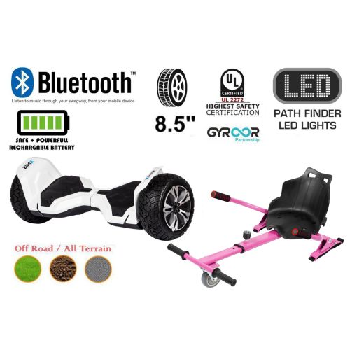White G2 Pro Off Road Hoverboard Swegway Segway UL2272 Certified + HK4 Pink