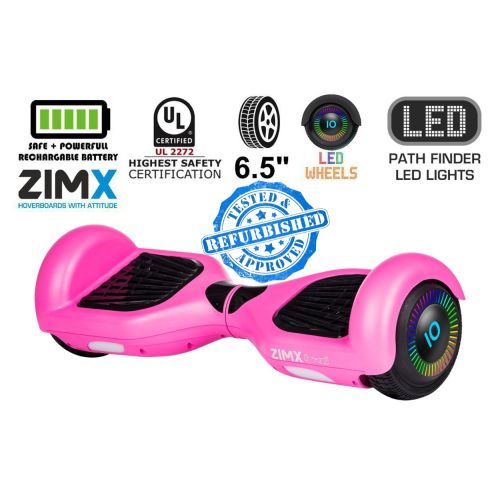 Refurbed - ZIMX HB2 Pink 6.5" Hoverboard Swegway with LED Wheels