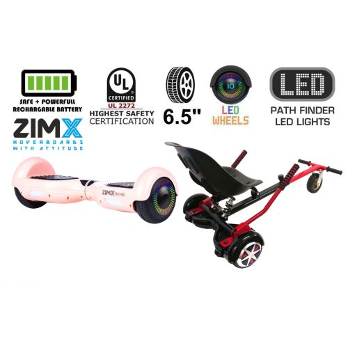 Rose Gold Hoverboard Swegway Segway with LED Wheels UL2272 Certified + HK5