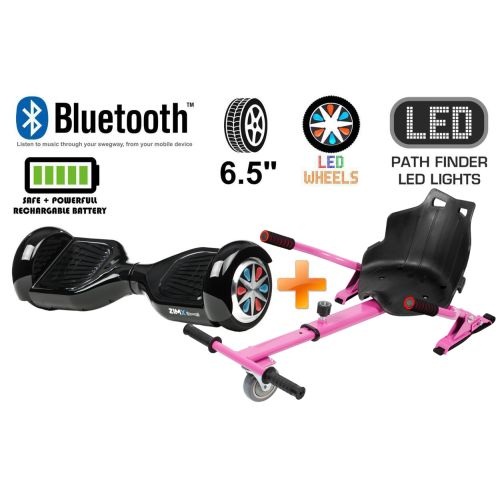 Black Bluetooth Swegway Segway Hoverboard and HK4 Pink