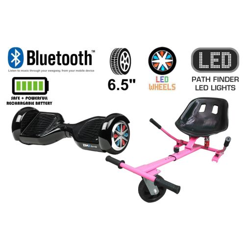 Black Bluetooth Swegway Segway Hoverboard and HK5 Pink