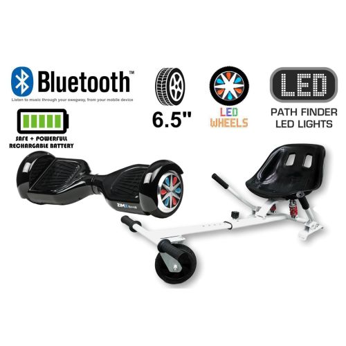 Black Bluetooth Swegway Segway Hoverboard and HK5 White