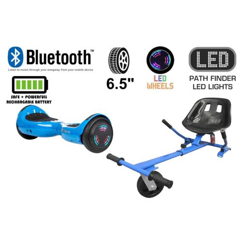 Blue Bluetooth Swegway Segway Hoverboard and HK5 Blue