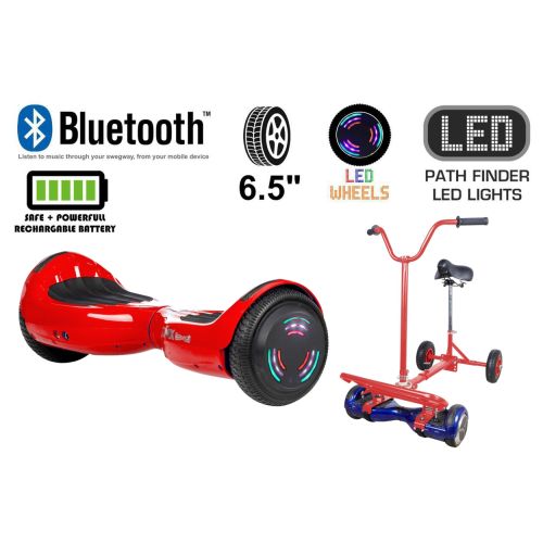 Red Bluetooth Swegway Segway Hoverboard and BK2 Hoverbike Red