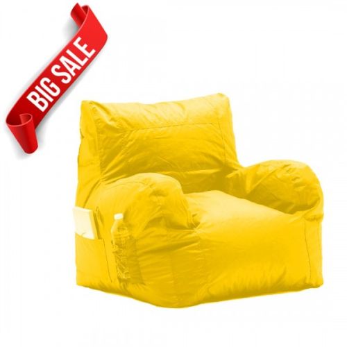 Yellow Dorm Bean Bag Chair