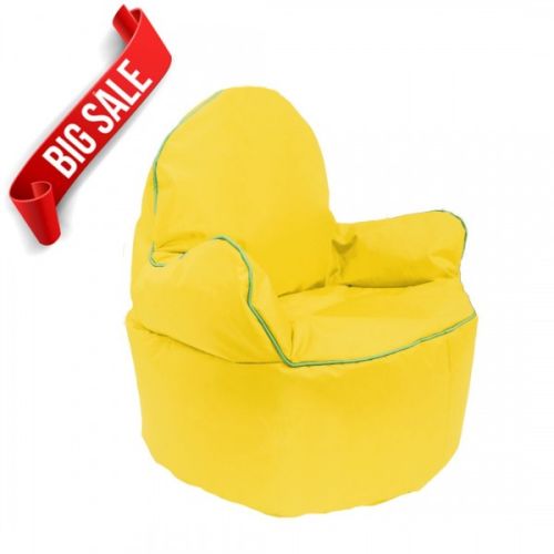 Yellow Kids King Bean Bag Chair