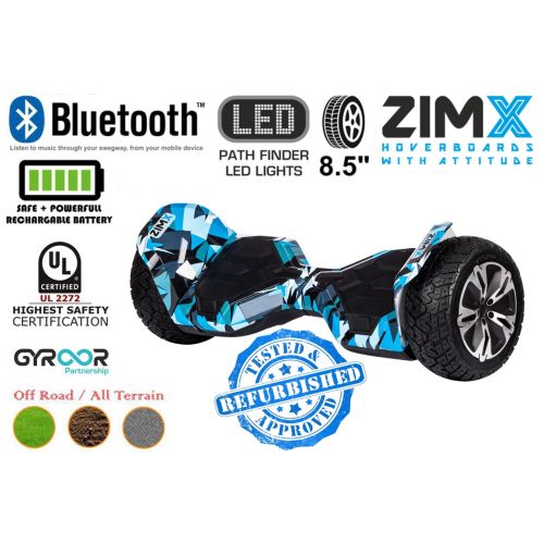 Refurbed - Crazy Blue 8.5" G2 Pro Off Road Hoverboard Swegway